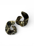 Gold Wave Earrings